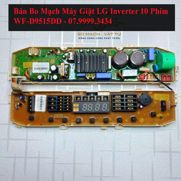 Bán Bo Mạch Máy Giặt LG Inverter 10 Phím WF-D9515DD