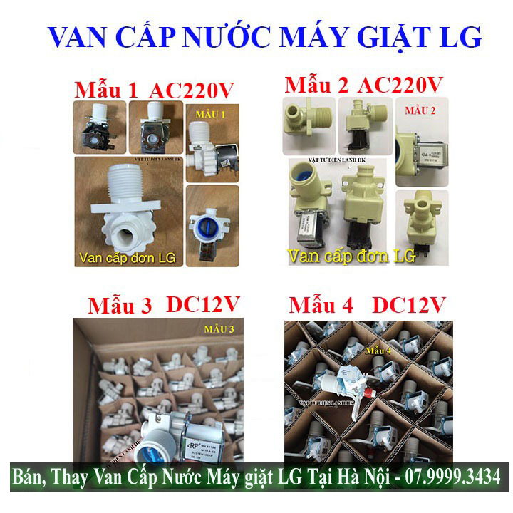 Thay van cáp nước máy giặt lg tại hà nội