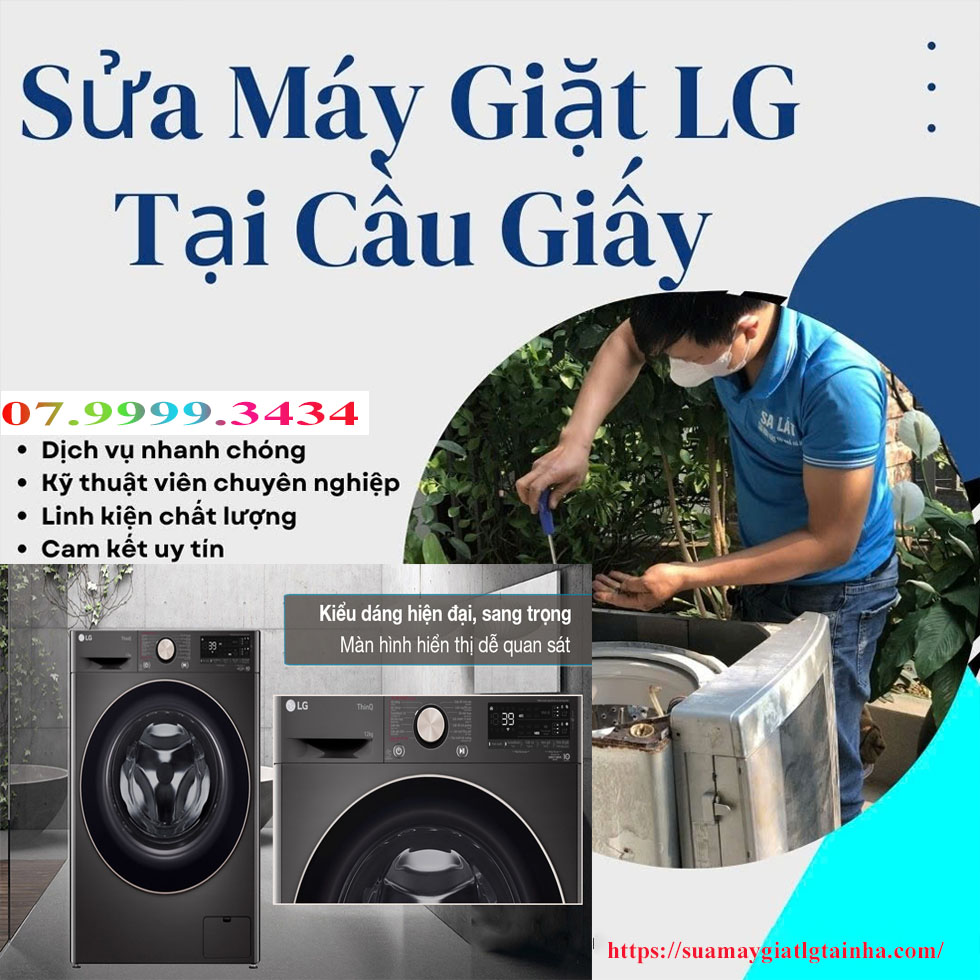 sửa máy giặt lg tại quận cầu giấy