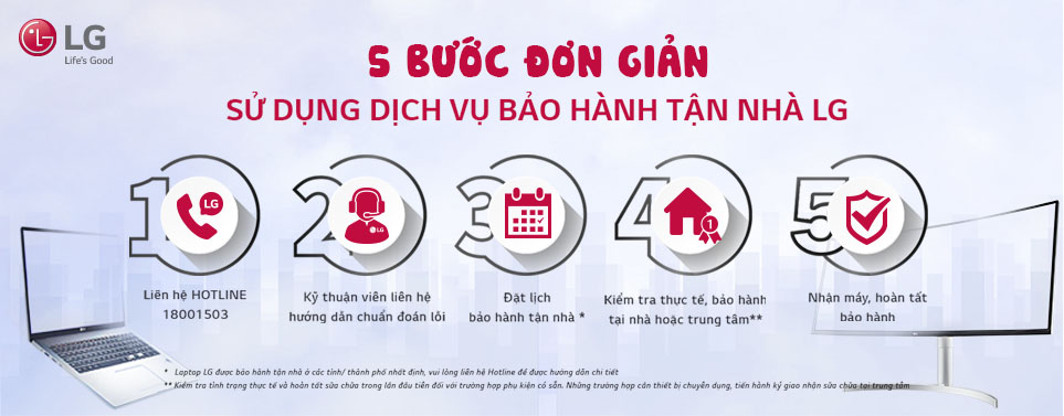 liên hệ bảo hành lg tại nhà