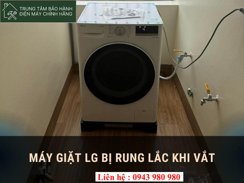 máy giặt lg bị rung mạnh khi vắt