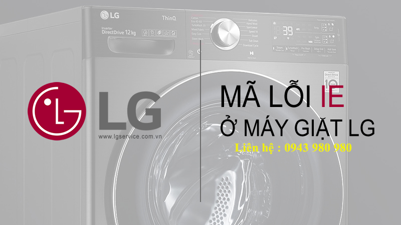 máy giặt lg bái lỗi ie
