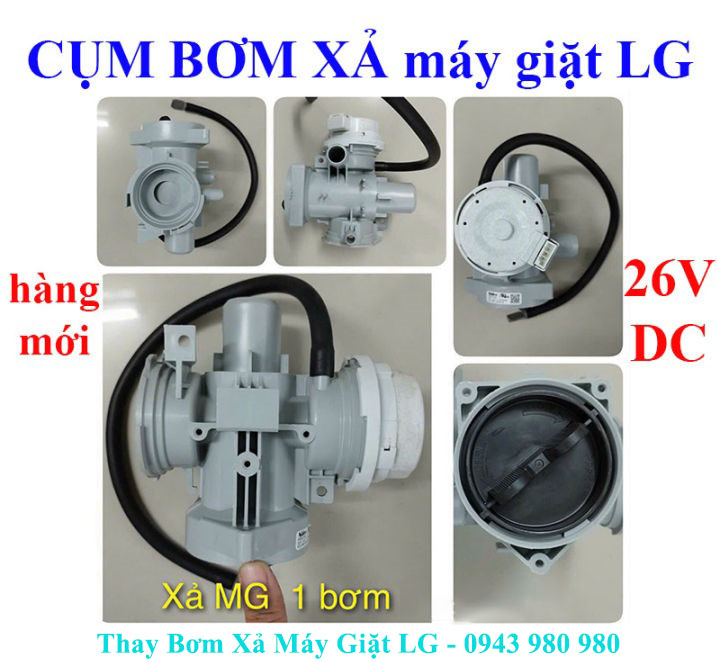 Thay Bơm Xả Máy Giặt LG Tại Nhà