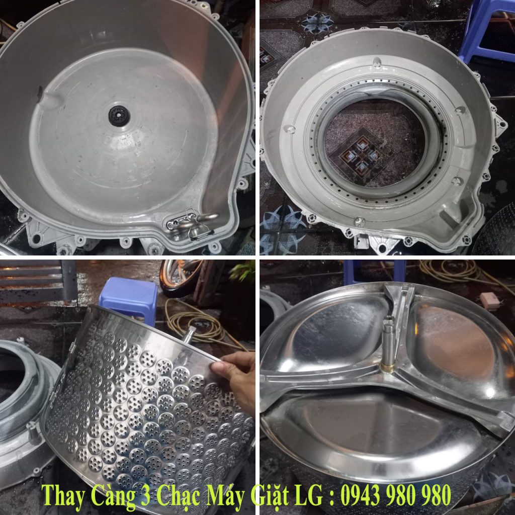 Thay Càng 3 Chạc Máy Giặt LG